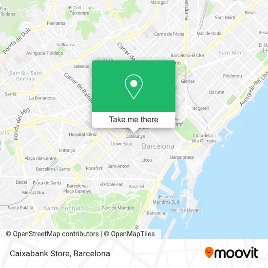Caixabank Store map