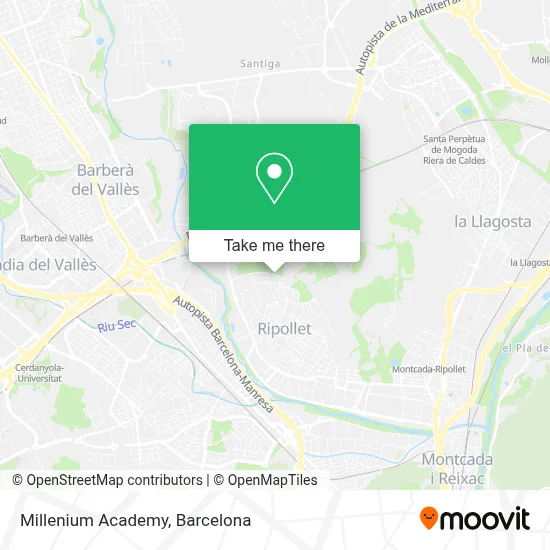 mapa Millenium Academy