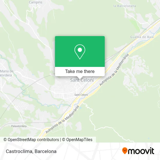 Castroclima map