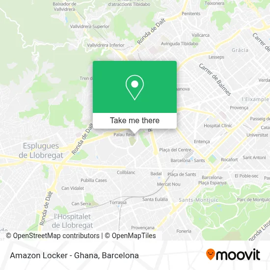 Amazon Locker - Ghana map