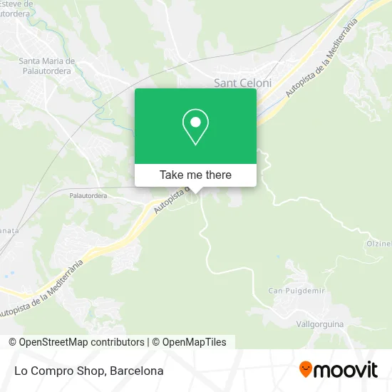 Lo Compro Shop map
