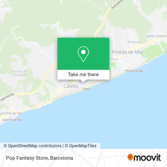Pop Fantasy Store map