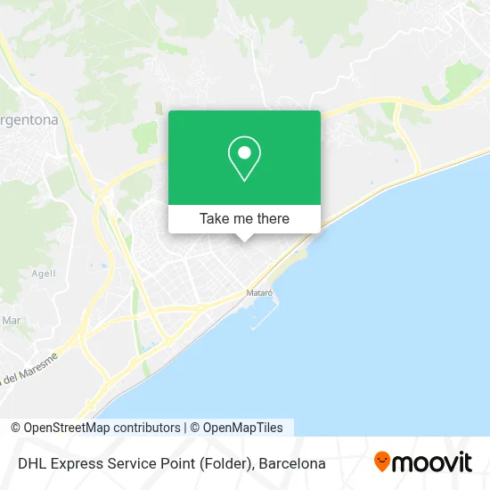DHL Express Service Point (Folder) map
