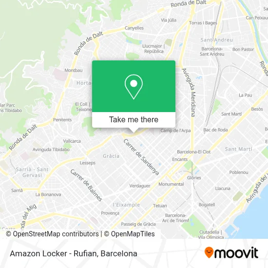 Amazon Locker - Rufian map