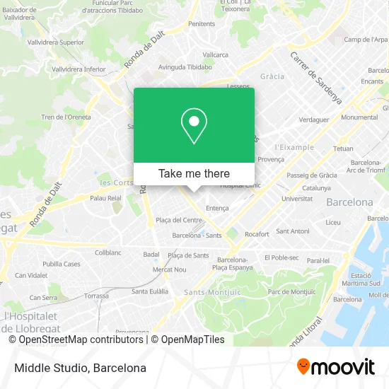 Middle Studio map