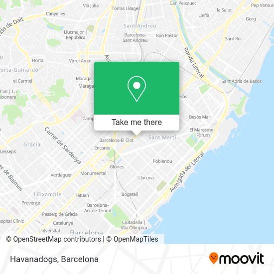 Havanadogs map