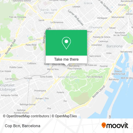 Cop Bcn map