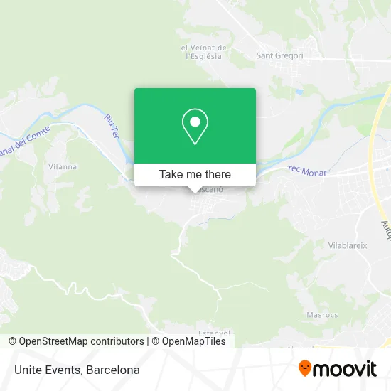 Unite Events map