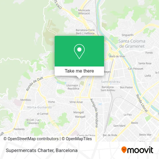 Supermercats Charter map