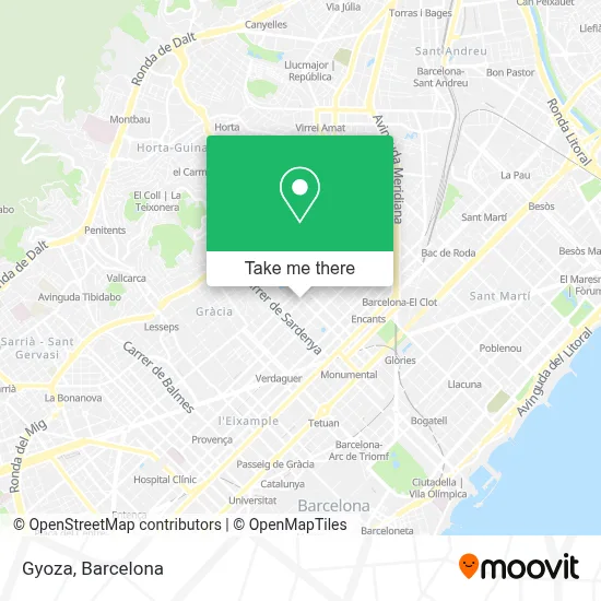 Gyoza map