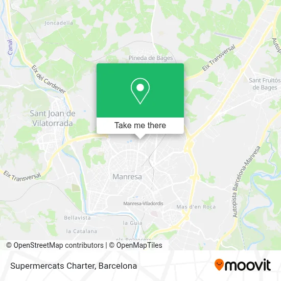 Supermercats Charter map
