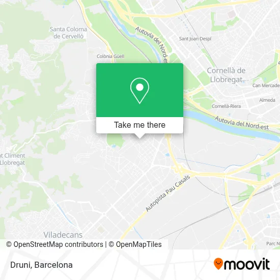 Druni map