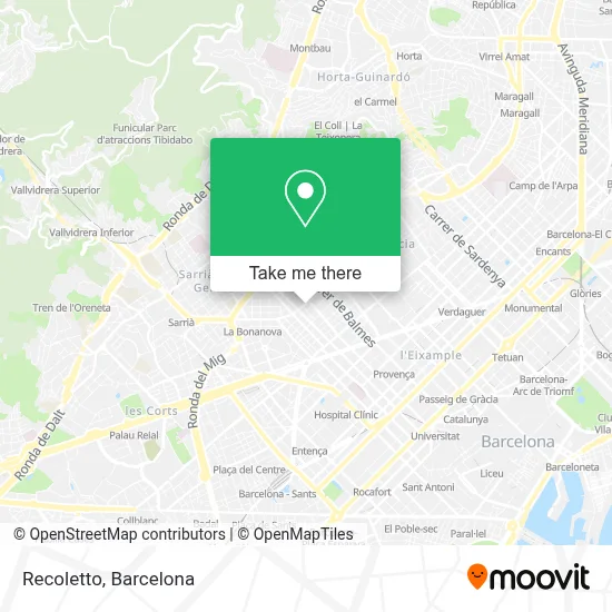 Recoletto map