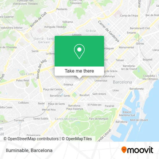 Iluminable map