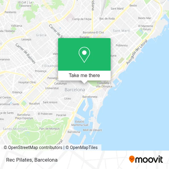 Rec Pilates map