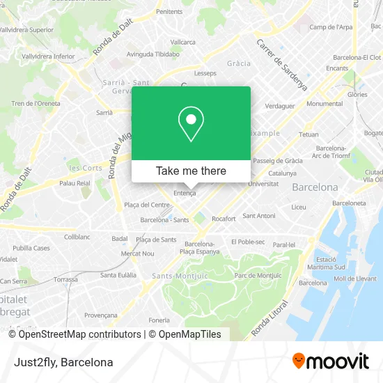 Just2fly map