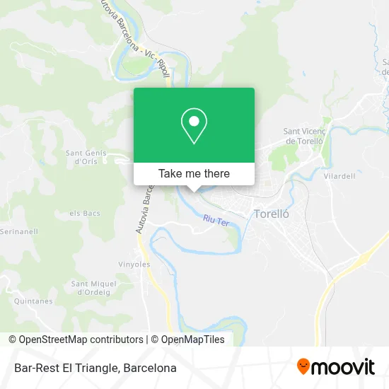 Bar-Rest El Triangle map