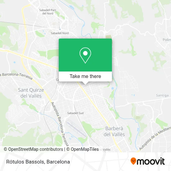 Rótulos Bassols map