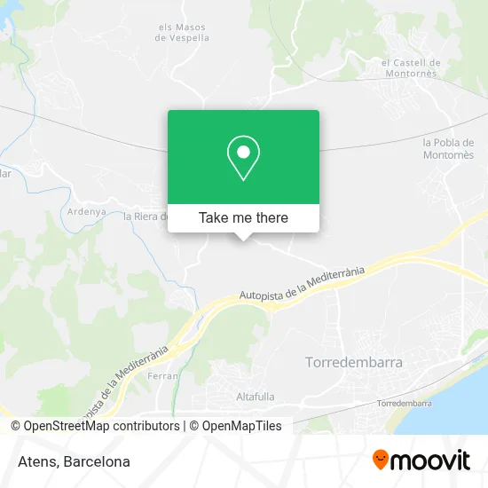 Atens map