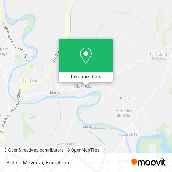 Botiga Movistar map
