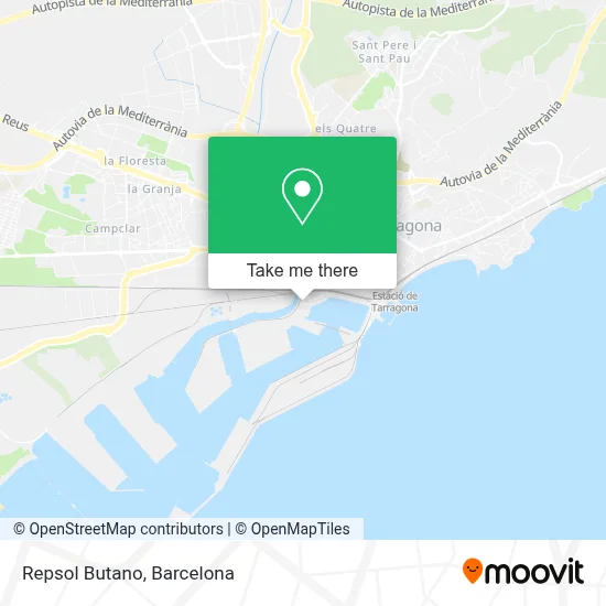 Repsol Butano map