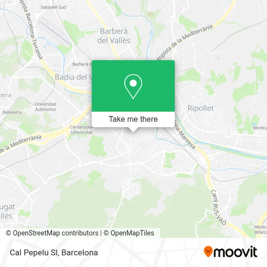 Cal Pepelu Sl map