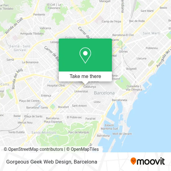 Gorgeous Geek Web Design map