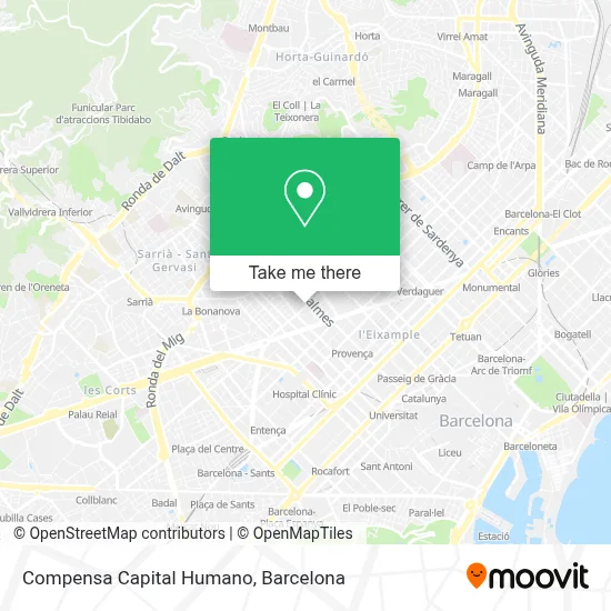 Compensa Capital Humano map