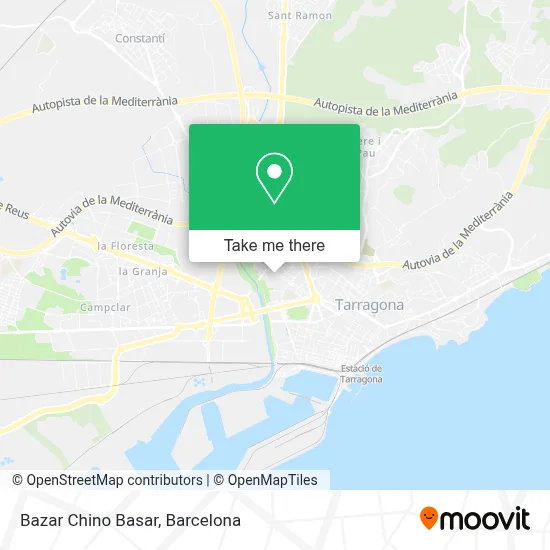 Bazar Chino Basar map