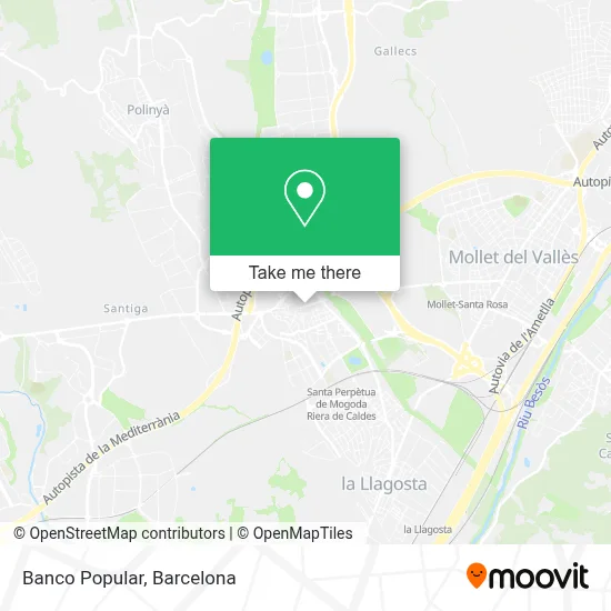 Banco Popular map