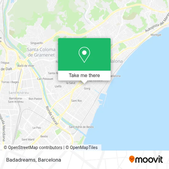 Badadreams map