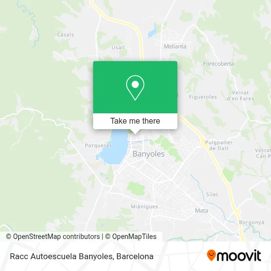 Racc Autoescuela Banyoles map