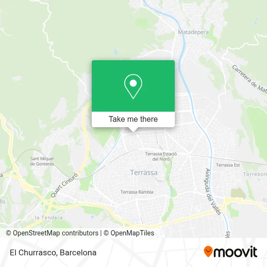 El Churrasco map