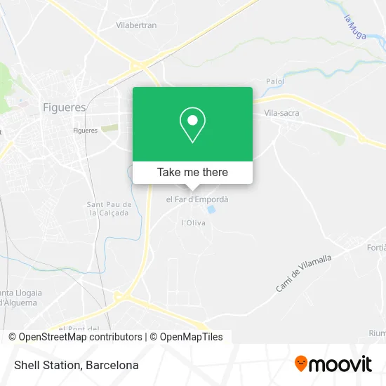 Station Shell map