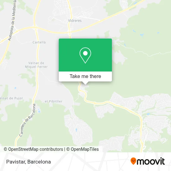 Pavistar map