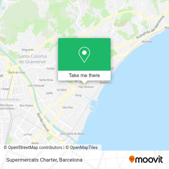 Supermercats Charter map