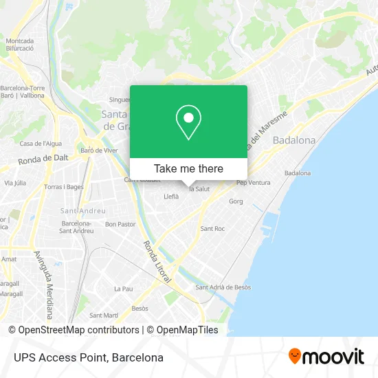 mapa Ups Access Point