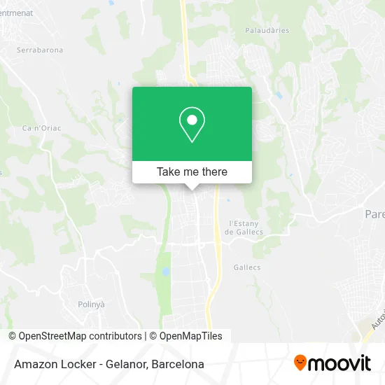Amazon Locker - Gelanor map