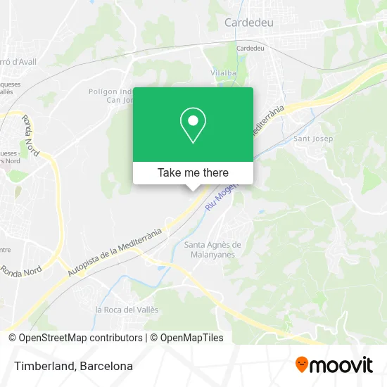 Timberland map