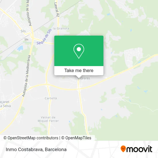 Inmo Costabrava map