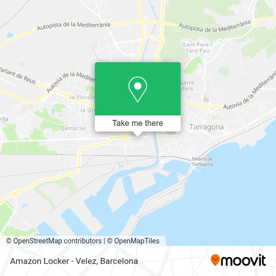 Amazon Locker - Velez map