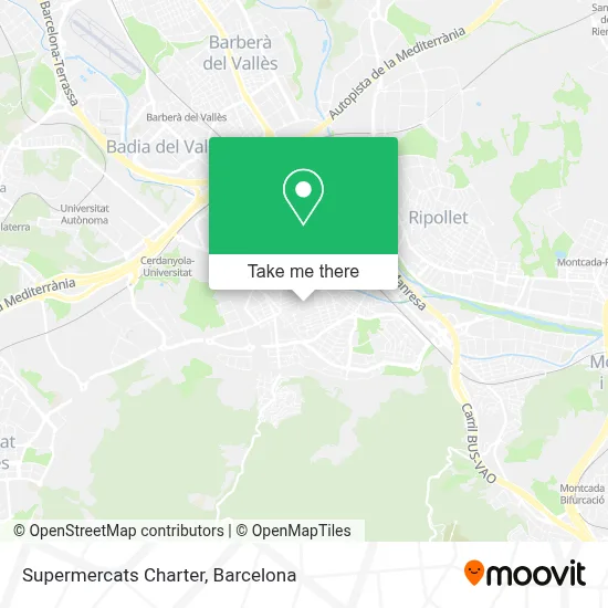 Supermercats Charter map