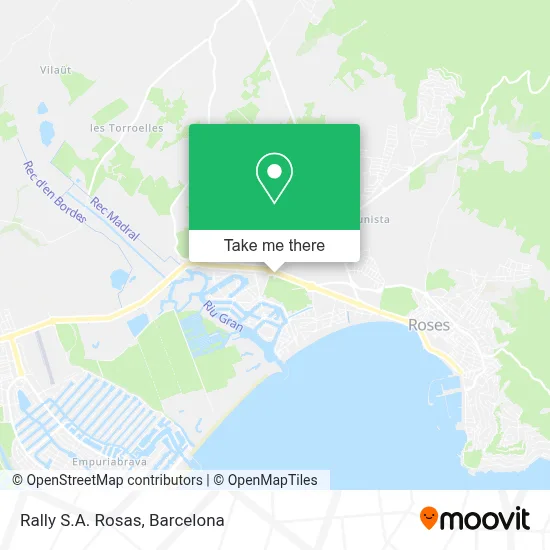 Rally S.A. Rosas map
