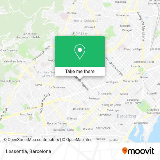 mapa Lessentia