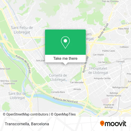 Transcornella map