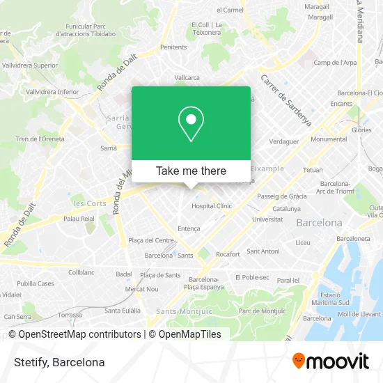 Stetify map