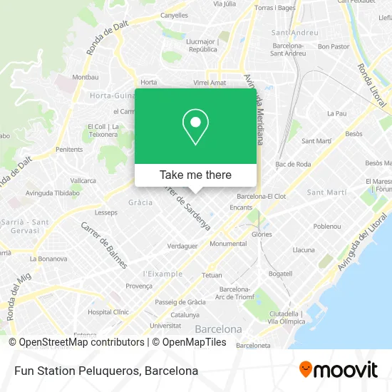 Fun Station Peluqueros map
