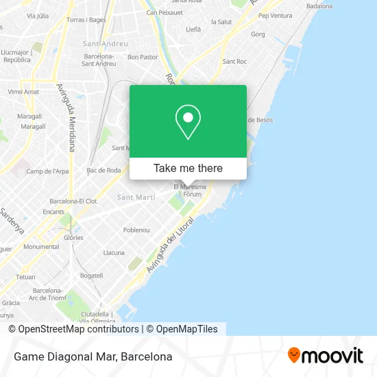 Game Diagonal Mar map