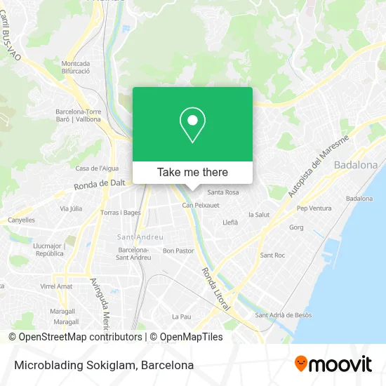 Microblading Sokiglam map