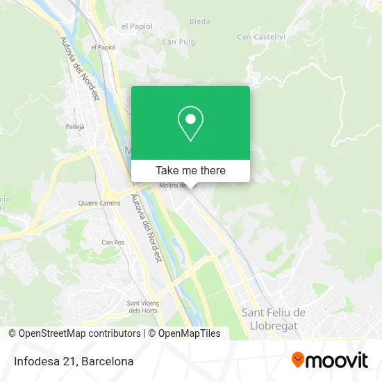 Infodesa 21 map